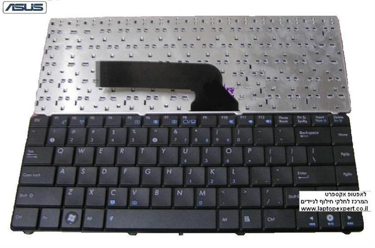 החלפת מקלדת למחשב נייד אסוס Asus K40 Black Keyboard V090462AK1 0KN0-CX1VK01