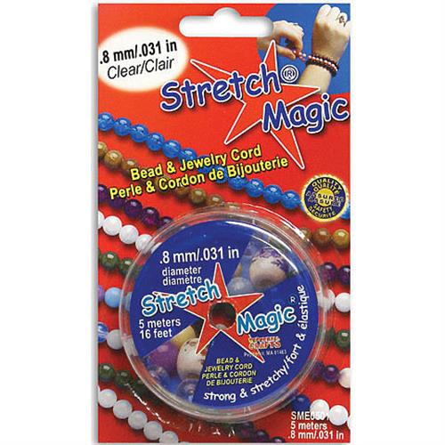 חוט סיליקון איכותי 0.8 מ"מ 5 מ BEADSMITH