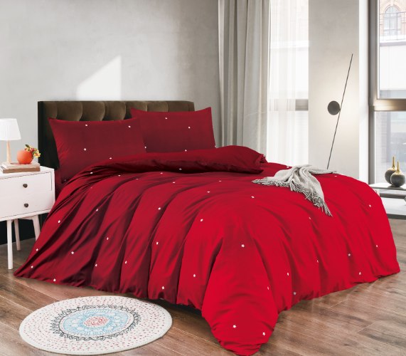 סט מצעים למיטה וחצי 120/200 דגם אטלנטיק - 55512