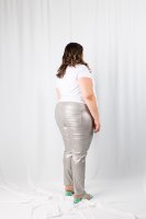 מכנסיי ג'קי כסף