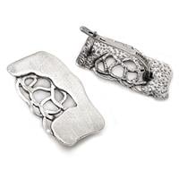 עגילי כסף מעוצבים  A8475 | תכשיטי כסף | עגילי כסף