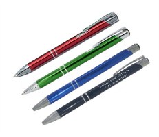 50 עטי ג'ל מתכת כולל חריטת לייזר