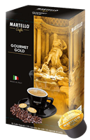 10 קפסולות מרטלו מסוג גורמה גולד | חוזק 5 | Gurmet Gold