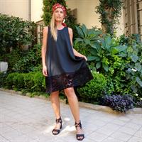 שמלת ניקס שחור וקרושה