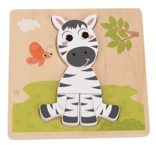 מיני פאזל זברה Pit Toys