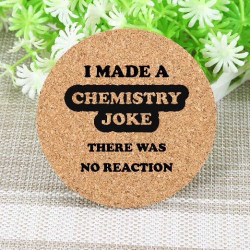 Chemistry joke coaster