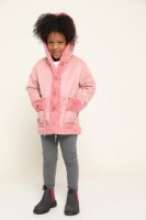 מעיל פליז ארוך הדפס גב