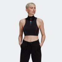 טופ ADIDAS ORIGINALS שחור רוכסן