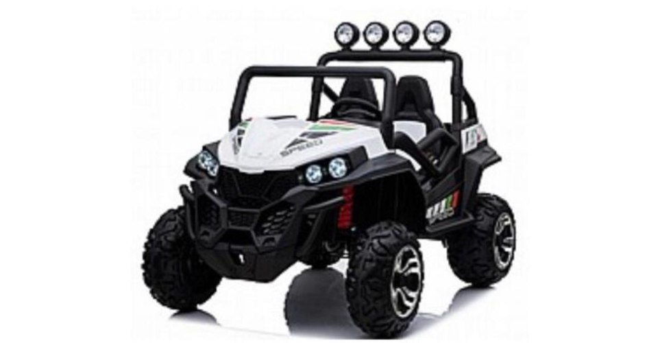 באגי RZR לבן. 24v