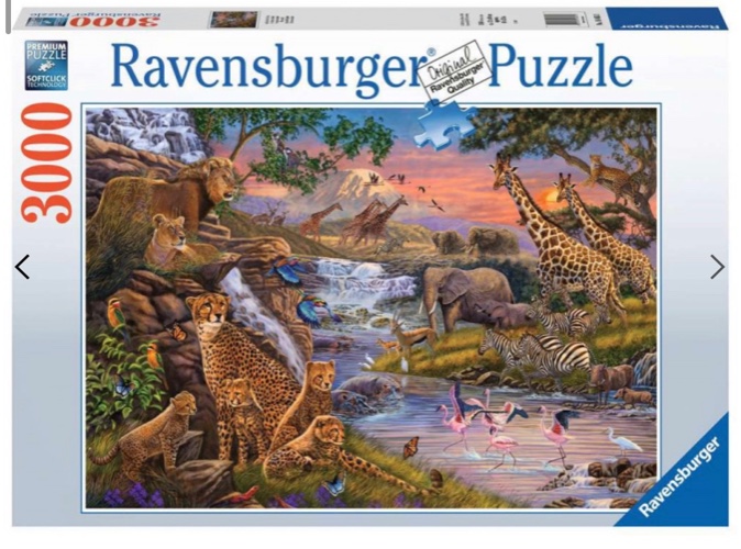 פאזל 3000 חלקים חיות