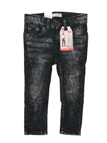 ג׳ינס LEVIS SKINNY TAPER שחור משופשף 2-20