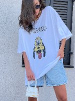 חולצת פלוטו לבן