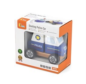 מכונית משטרה מגדל קוביות