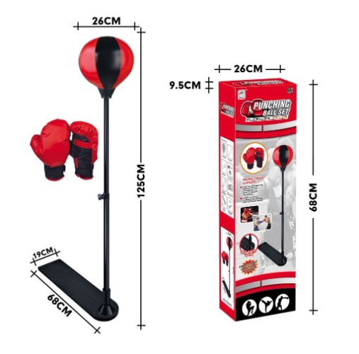 שק אגרוף על הרצפה