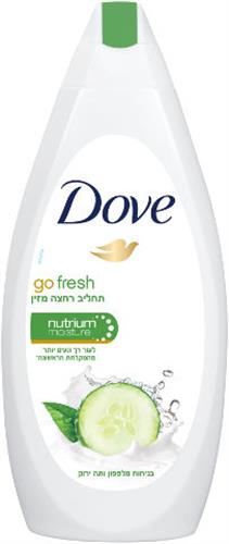 תחליב רחצה דאב בניחוח מלפפון ותה ירוק 500 מל