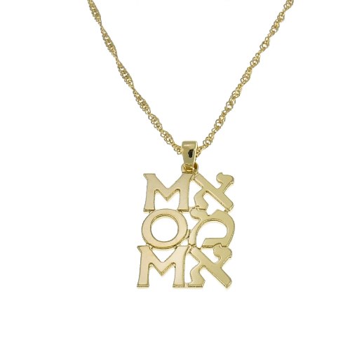 שרשרת "אמא- MOM " לאורך דגם LA025