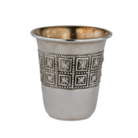 כוס רביעית כסף טהור 925 דגם חושן