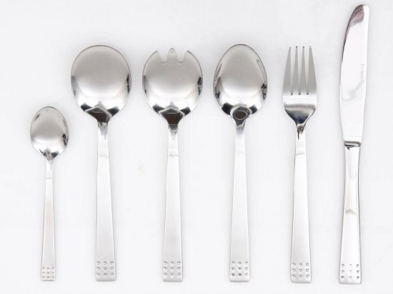 סט סכו"ם פריז ל-12 סועדים סט שיקי עמוס בסטייל כולל 50 חלקים, מתאים ל-12 סועדים