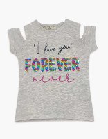 חולצת בנות טריקו מעוצבת forever