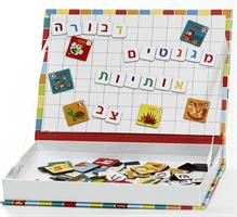 לומדים אותיות - קופסת לימוד מגנטית