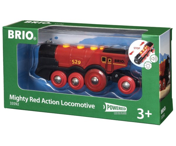 בריו קטר אדום על סוללות BRIO 33592‏