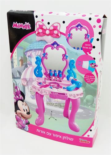 שולחן איפור עם אורות מיני מאוס