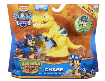 דמות דינוזאור עם צ'ייס