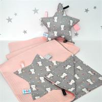 שמיכת פיקה ורודה חד קרן