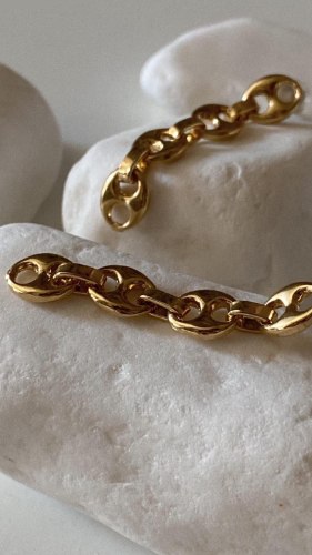 עגילי אליס זהב