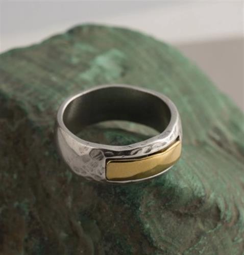 טבעת DANON - חותם מלבני לגבר