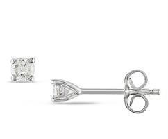 עגילי יהלומים צמודים 0.20 קראט