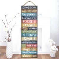 שלט "חוקי הבית"