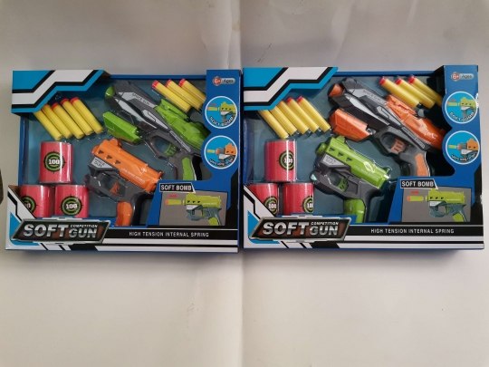 מארז זוג רובי ספוג ופחיות