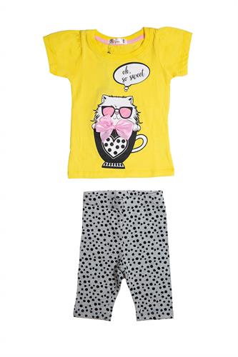 חליפת חתול צהובה