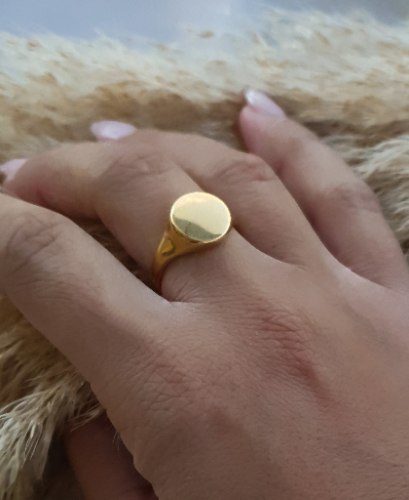 טבעת חותם עיגול