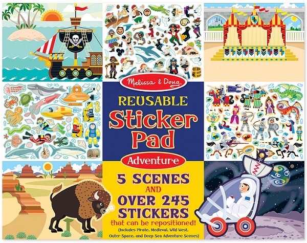 חוברת מדבקות הרפתקאות