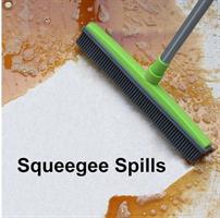 מטאטא ומגב מסיבי סיליקון 2ב1