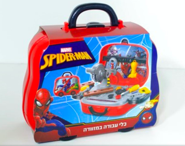 מזוודת כלי עבודה ספיידרמן