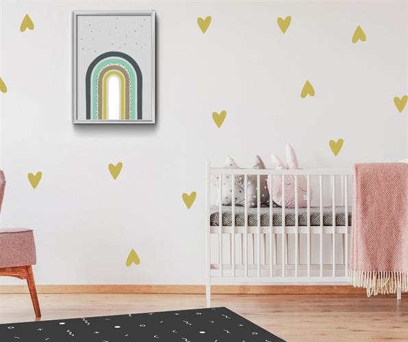 מדבקות טאץ- לבבות