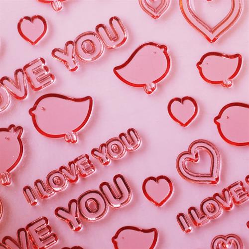 משטח טקסטורה ציפורים