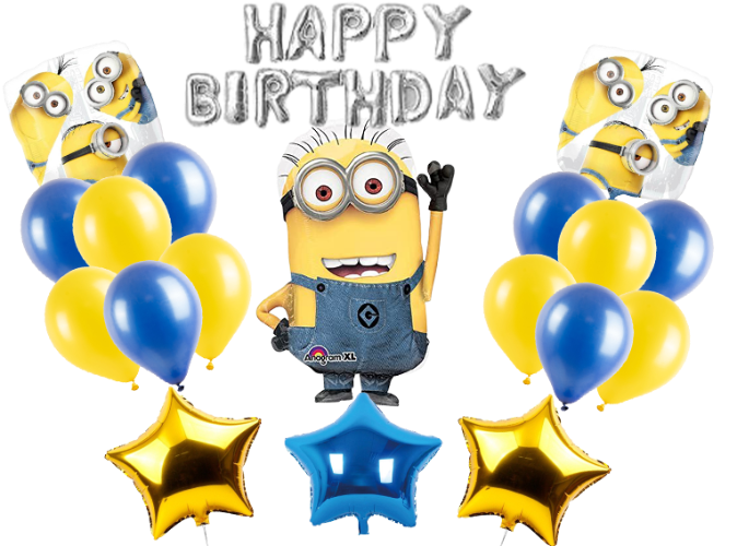 סט בלונים מיניונים
