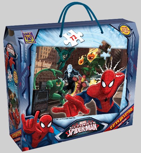 פאזל רצפה ענק ספיידרמן וחבריו 72 חלקים