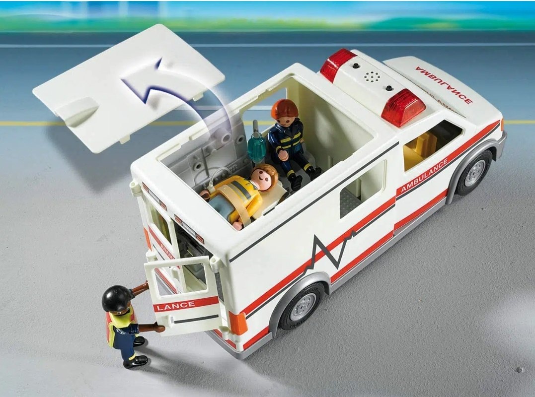 playmobil ambulance car