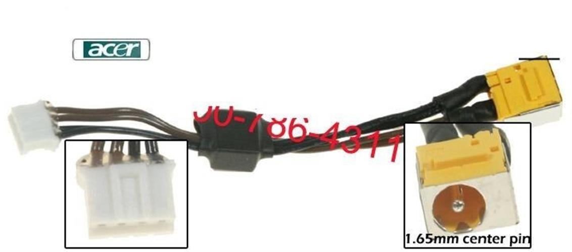 PJ047.6 - 1.65mm Acer Aspire 5715 7720 5715z 7720z DC Power Jack שקע טעינה למחשב נייד אייסר