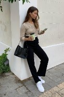 מכנסי יובל מחויטים