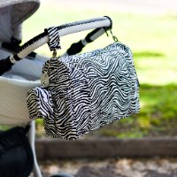 סט תיק החתלה זברה דגם זנזיבר