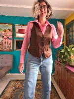 וסט אלגנטי ומבריק מידה L/XL