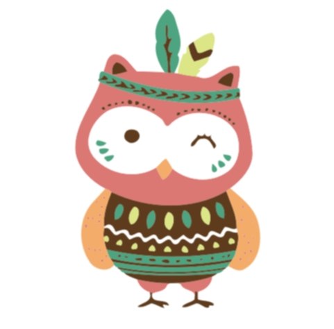 צביעה לפי מספרים לילדים - ינשוף 20X20