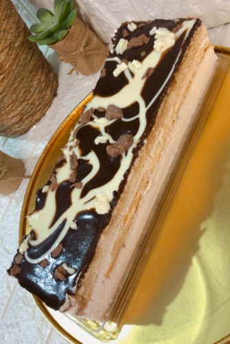 עוגת פס - ביסקווטים ומקופלת חלבי