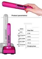 מחליק שיער אלחוטי נטען USB- טכנולוגיית חימום PTC*